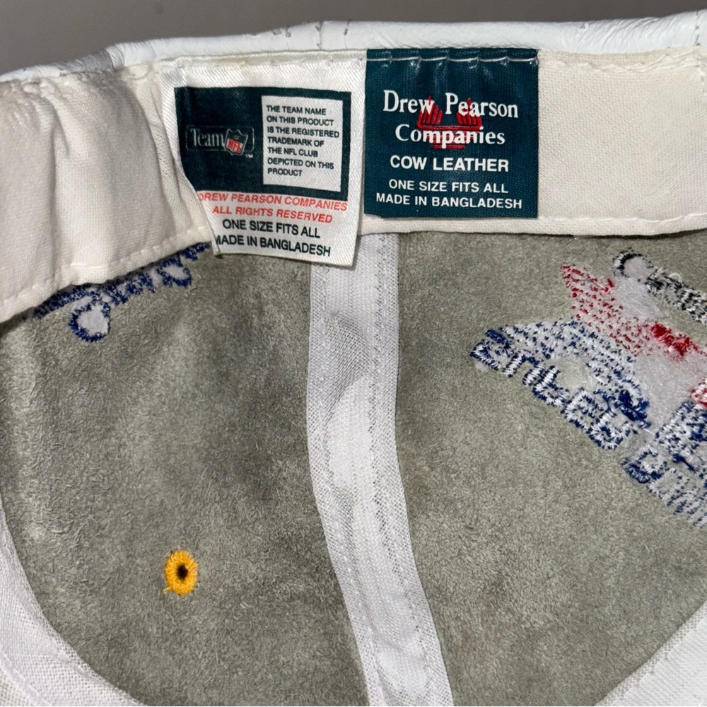 Bundle Vintage Drew Pearson Pittsburgh Steelers Snapback Leather Hats 90’s Lot - Picture 16 of 16